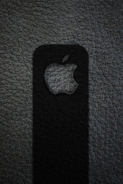 Leather Apple Background