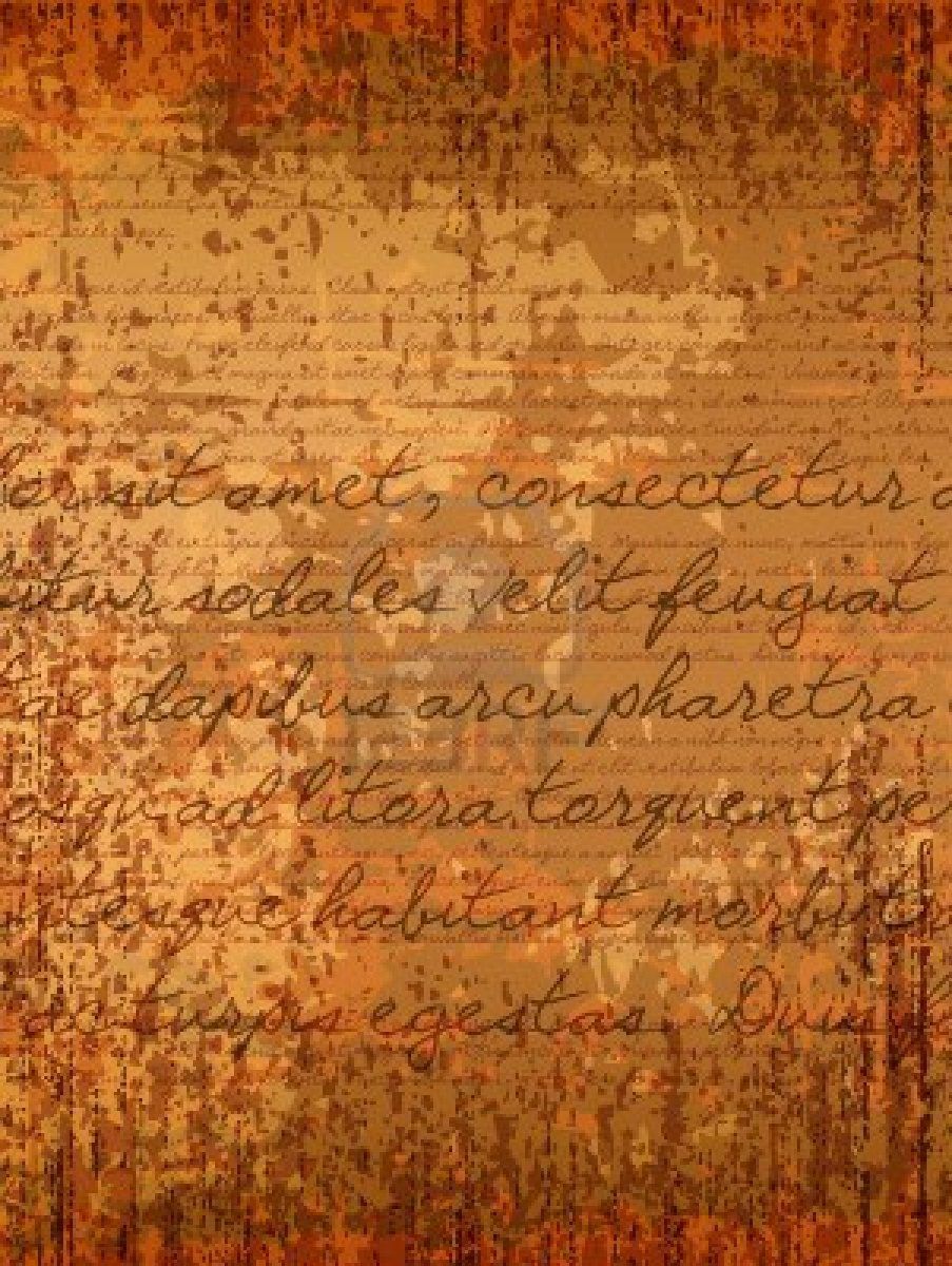 Stock Vector Parchment Background Sound Art
