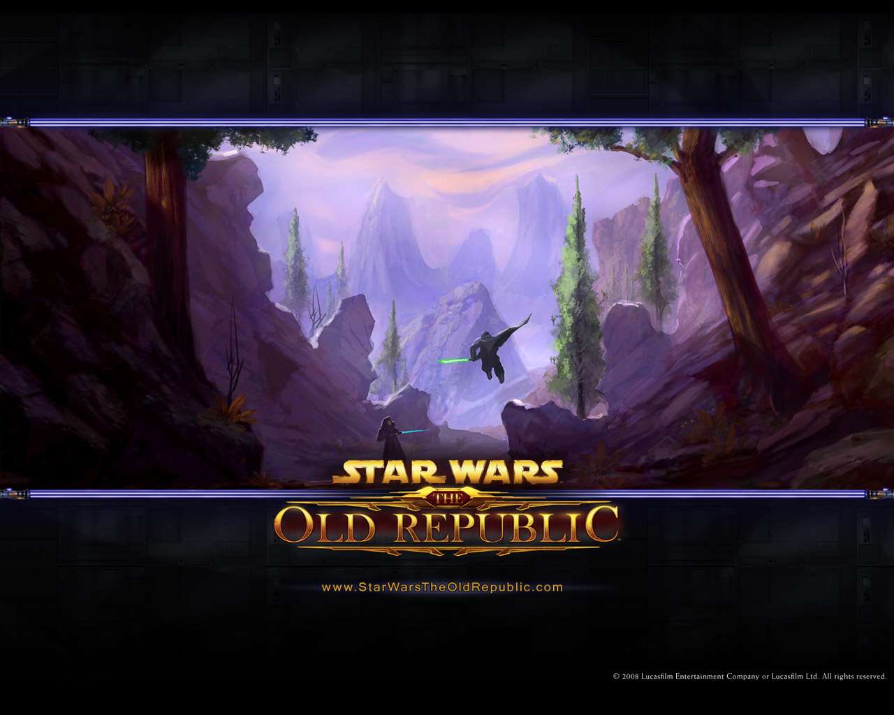 Official Star Wars The Old Republic Wallpaper Jedi Lightsaber
