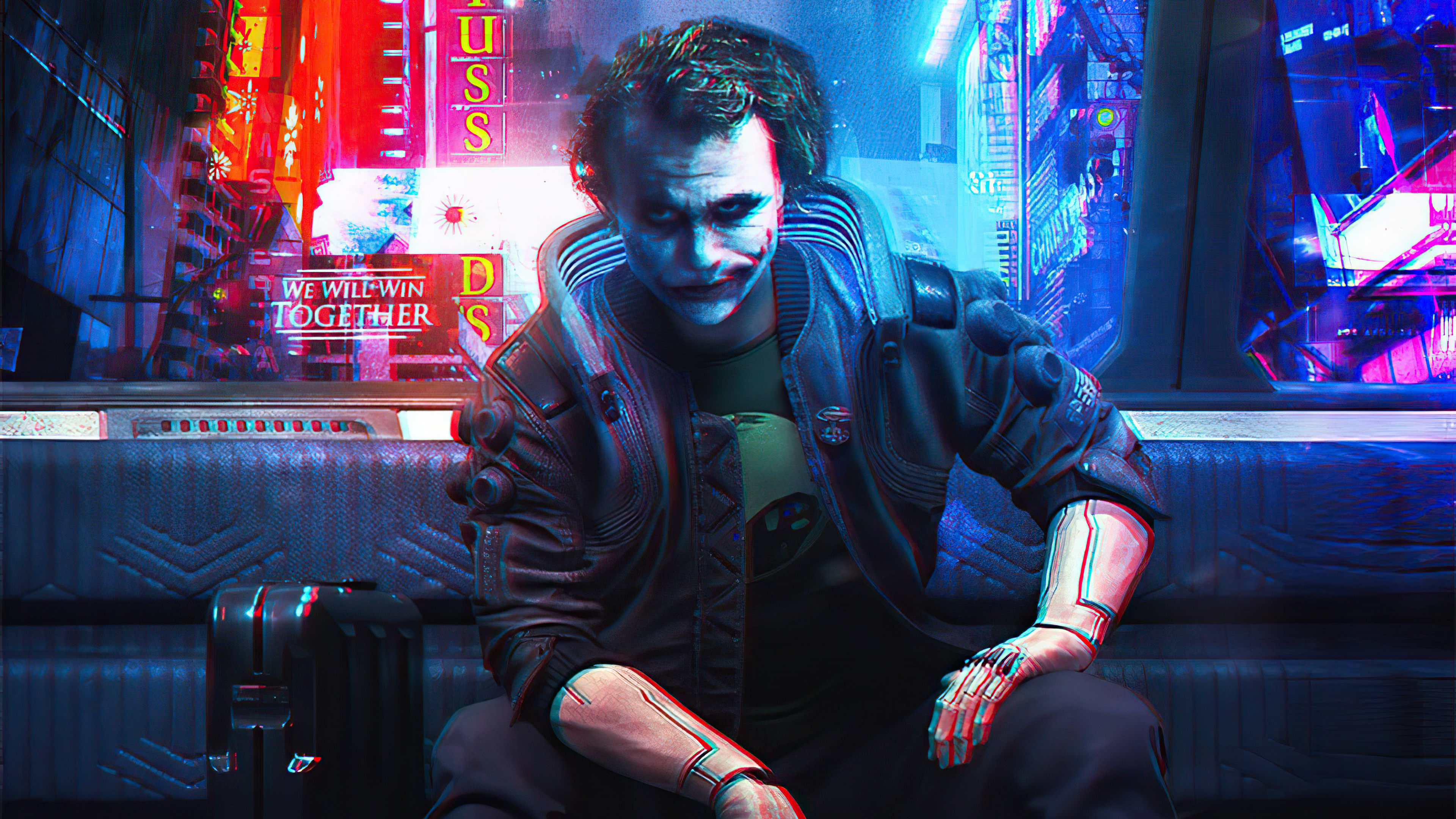 Joker Cyberpunk 4k Wallpaper HD Superheroes