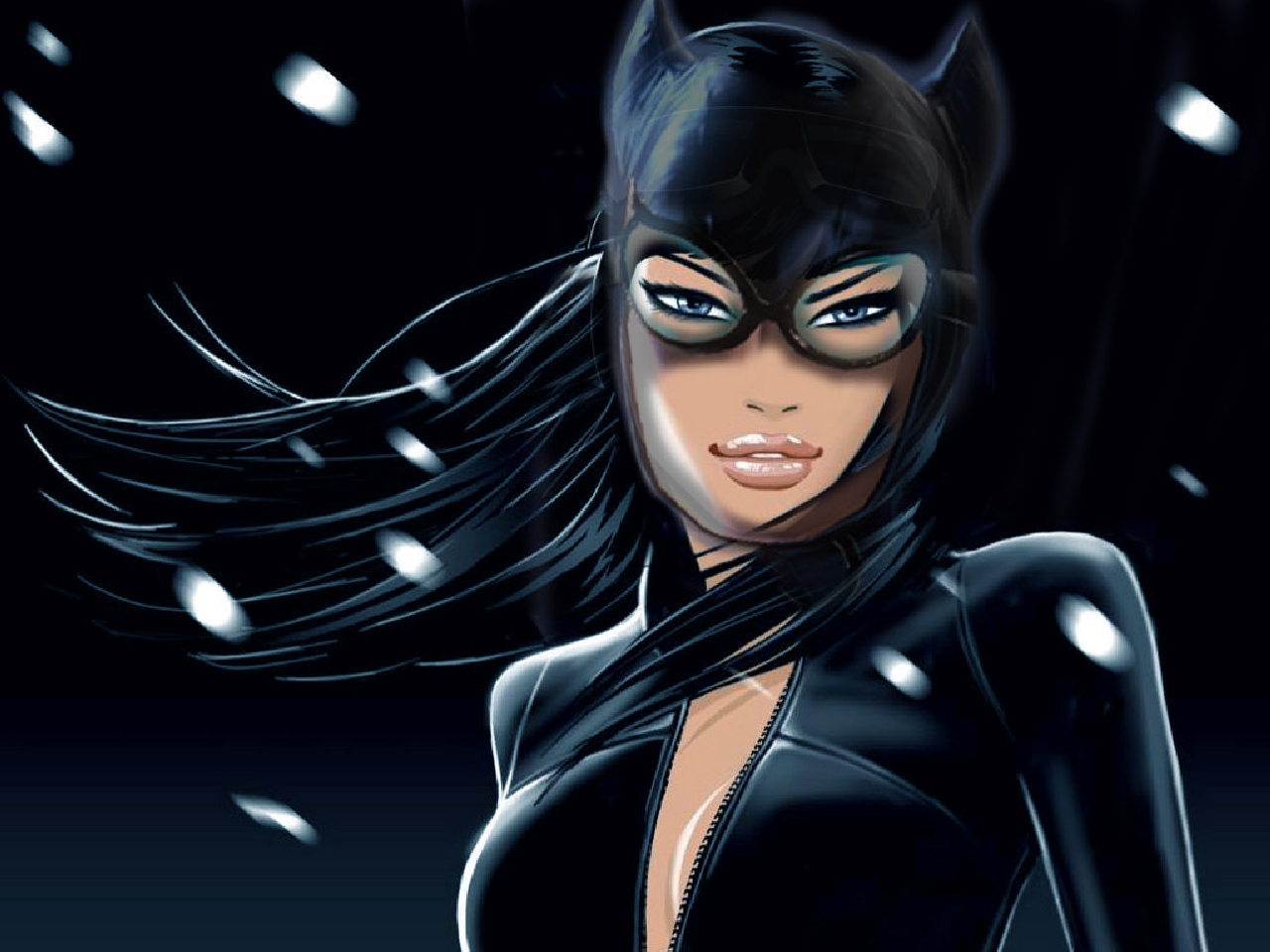 Catwoman Puter Wallpaper Desktop Background Id