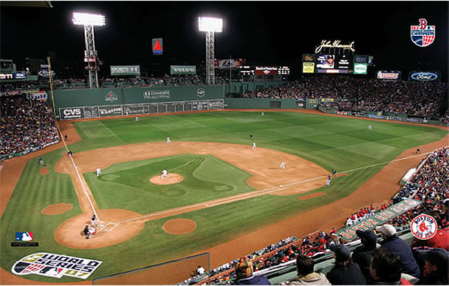 Sports Scenes Boston Red Sox Fenway Park World Series Game