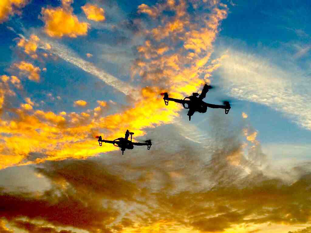 My Brother And I Flying Our Dji F450 Multirotors