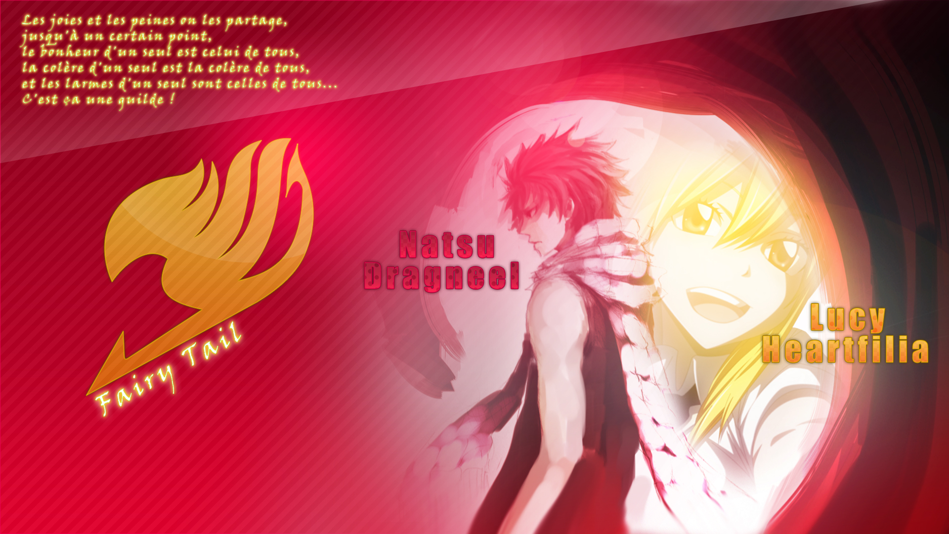 Natsu Lucy Fairy Tail Wallpaper By Saenyanein