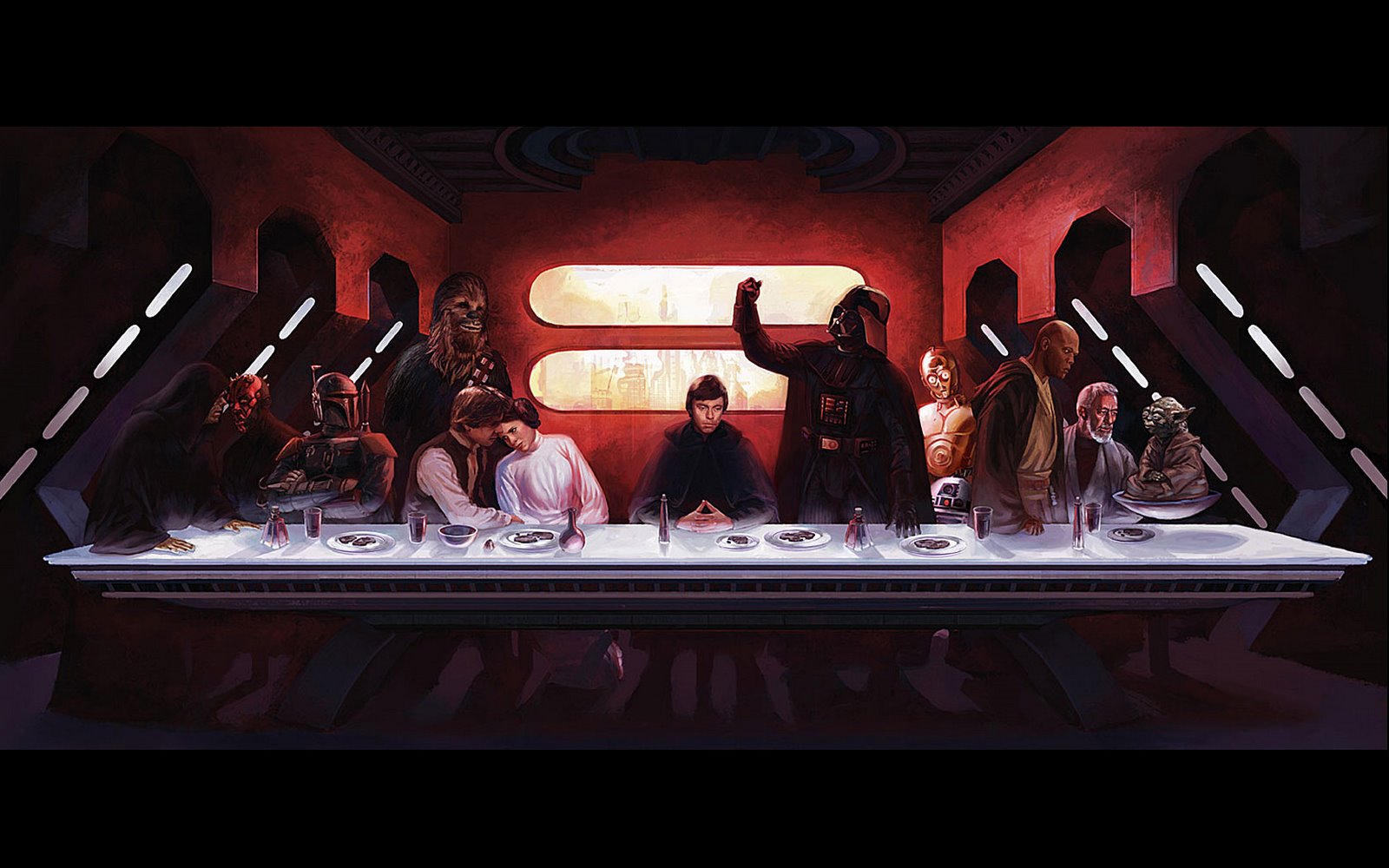 Star Wars Wallpaper The Last Supper Kenmoo