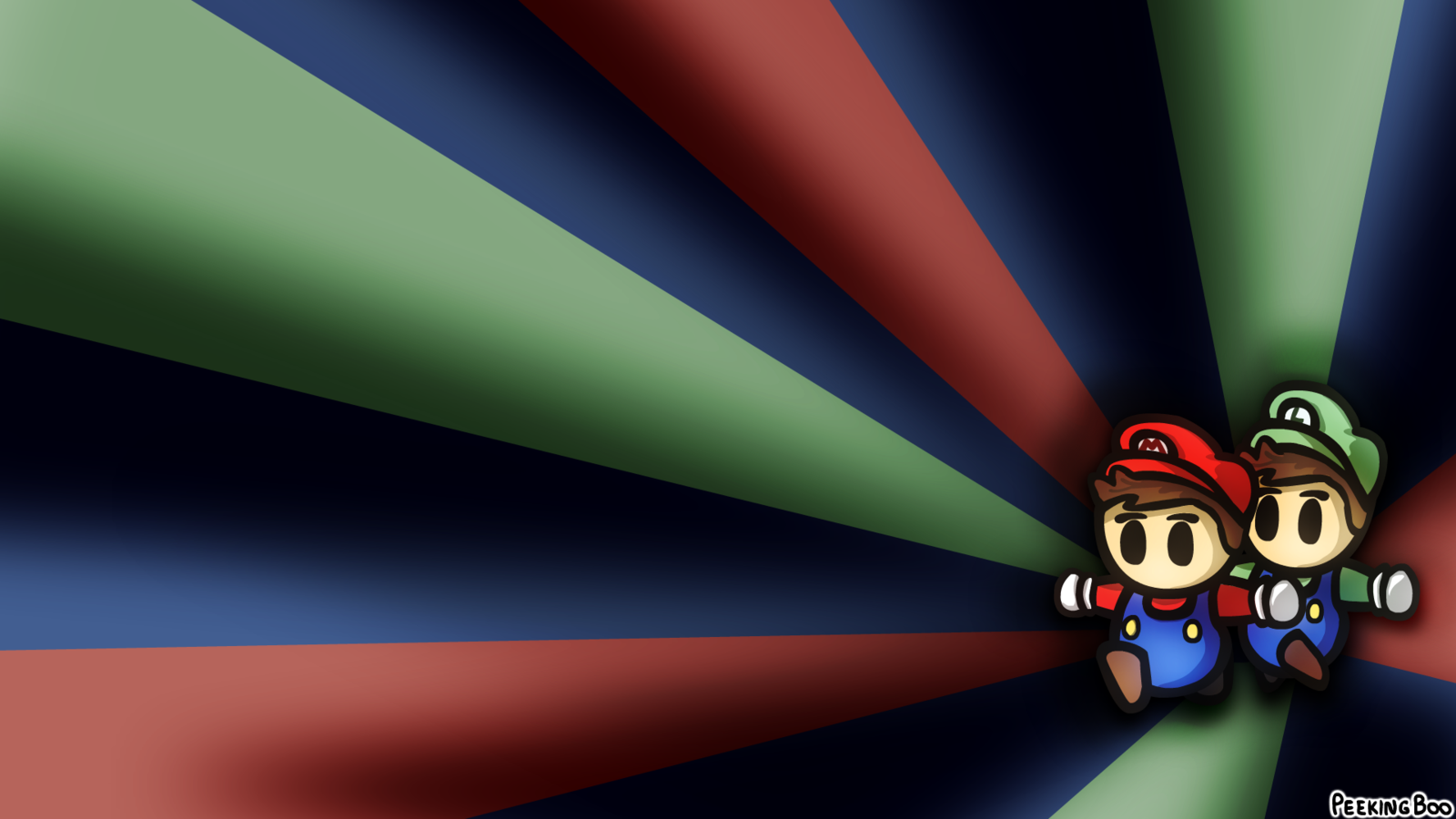 Super Mini Mario Bros Wallpaper By Peekingboo On