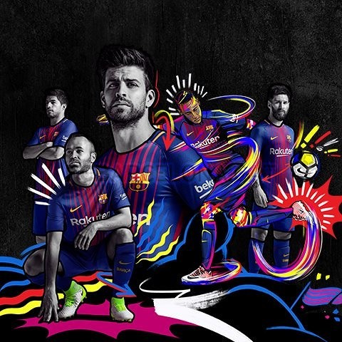 Le Fc Barcelone Et Nike D Voilent Nouveau Maillot