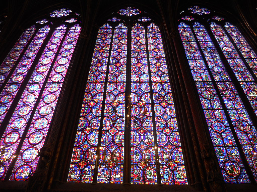 The Stained Glass Windows Of Ste Chapelle By Mit19237