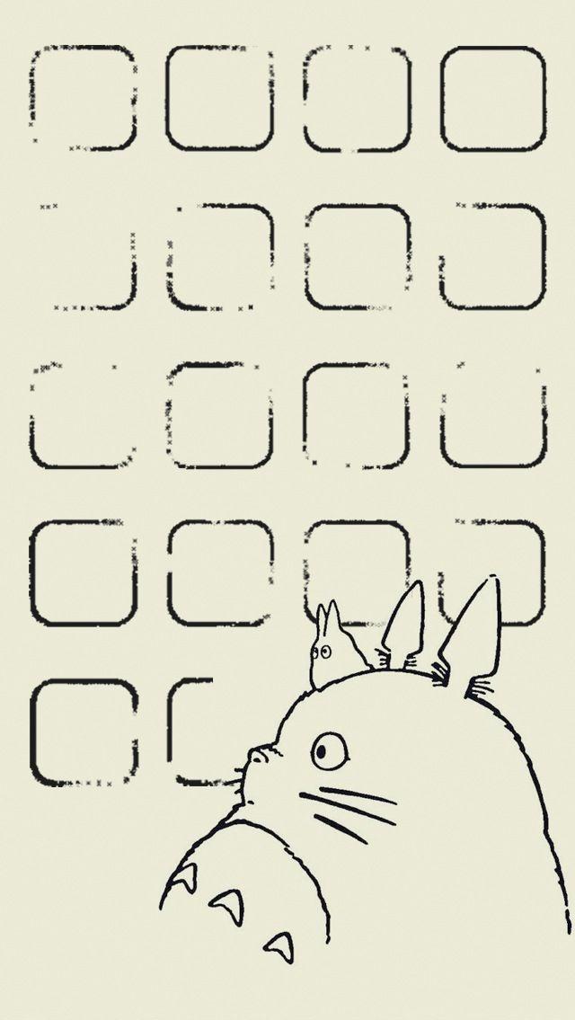 Totoro Anime wallpaper iphone Cute cartoon wallpapers Iphone
