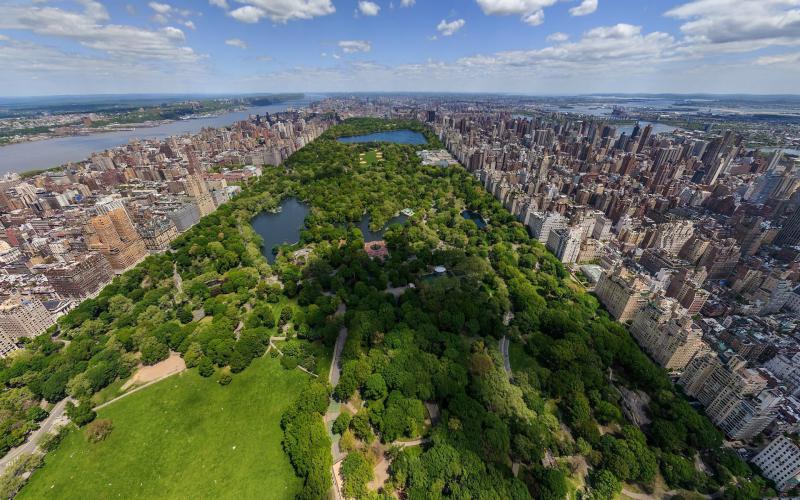 HD Gorgeous Panorama Of Central Park Wallpaper