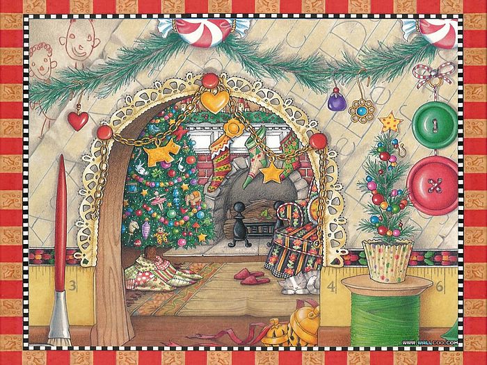 Wallpaper Of Christmas Story Book The Night Before Mary