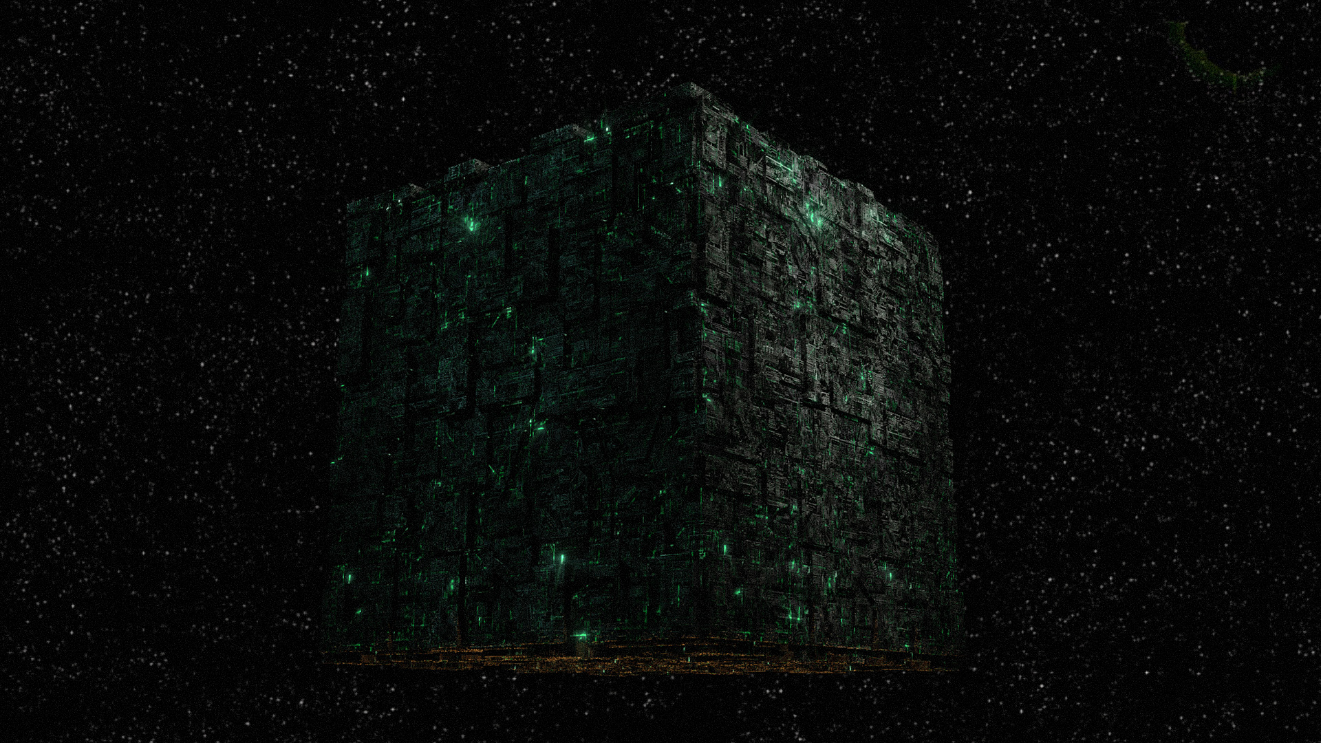 Borg Wallpaper Cube By Artmanphil