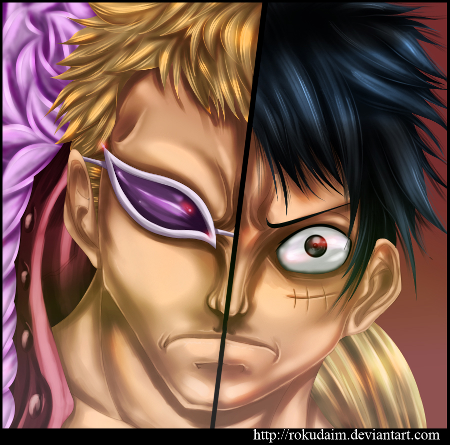 Luffy Vs Doflamingo By Rokudaim