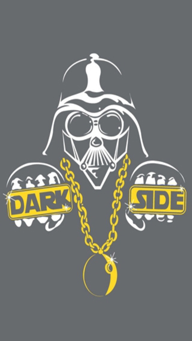 Gangster Logo Wallpaper Darth Vader iPhone