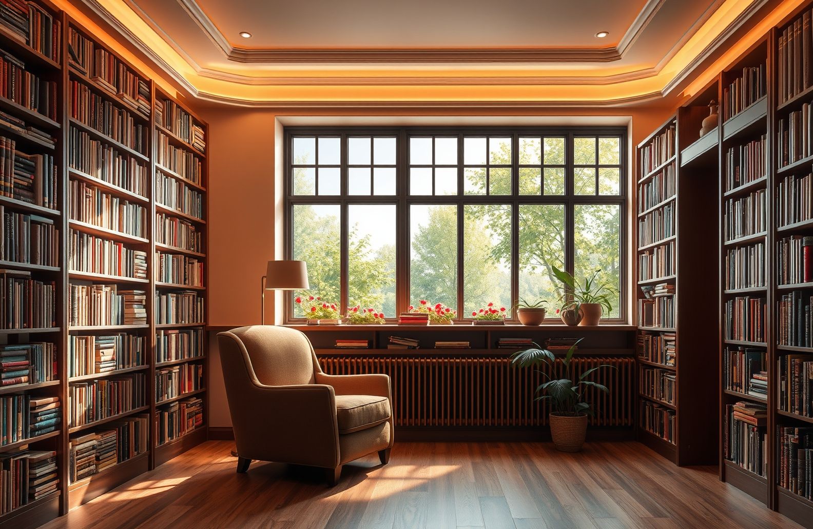 Library Wallpaper Image