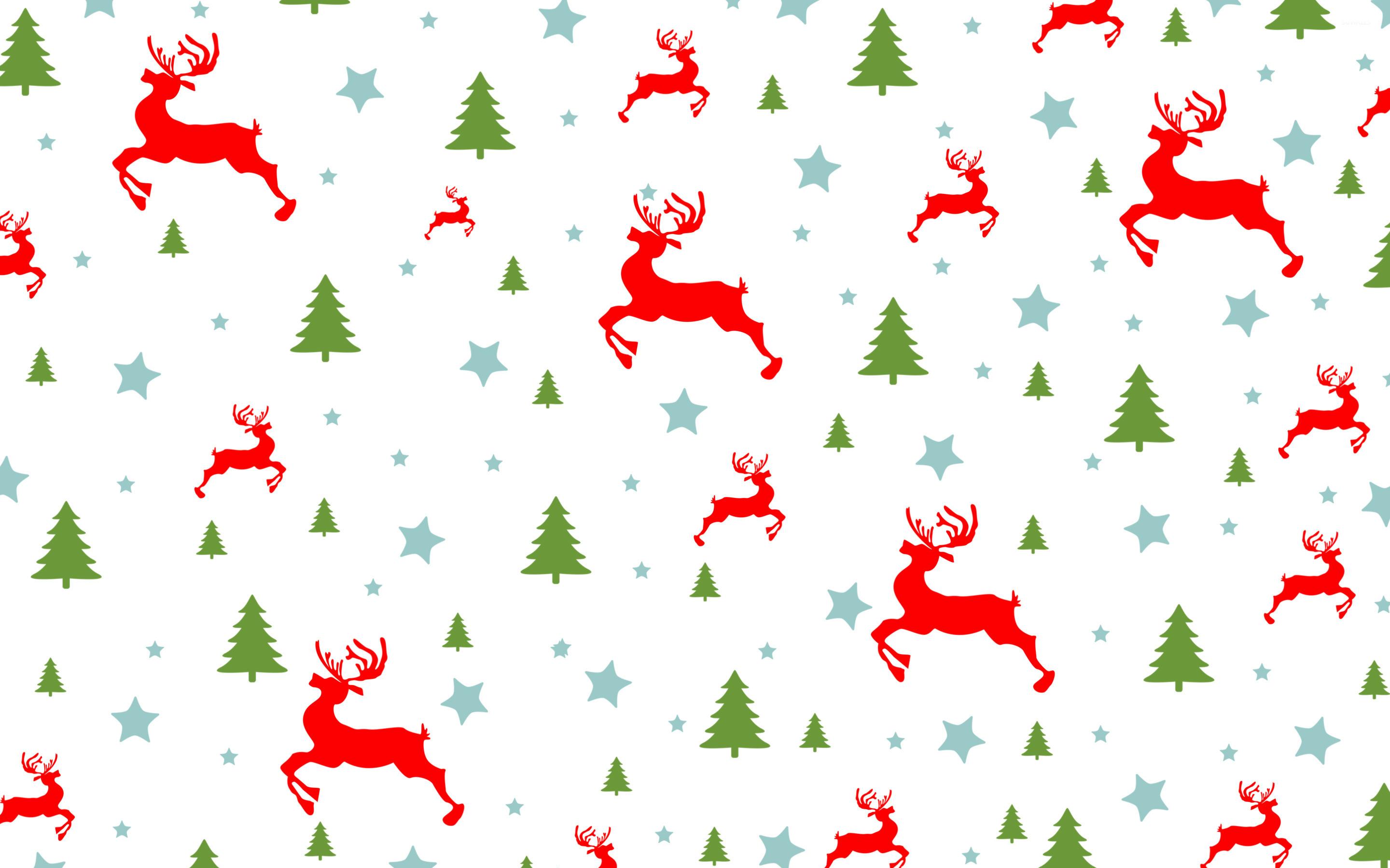 Christmas Pattern Wallpaper Holiday