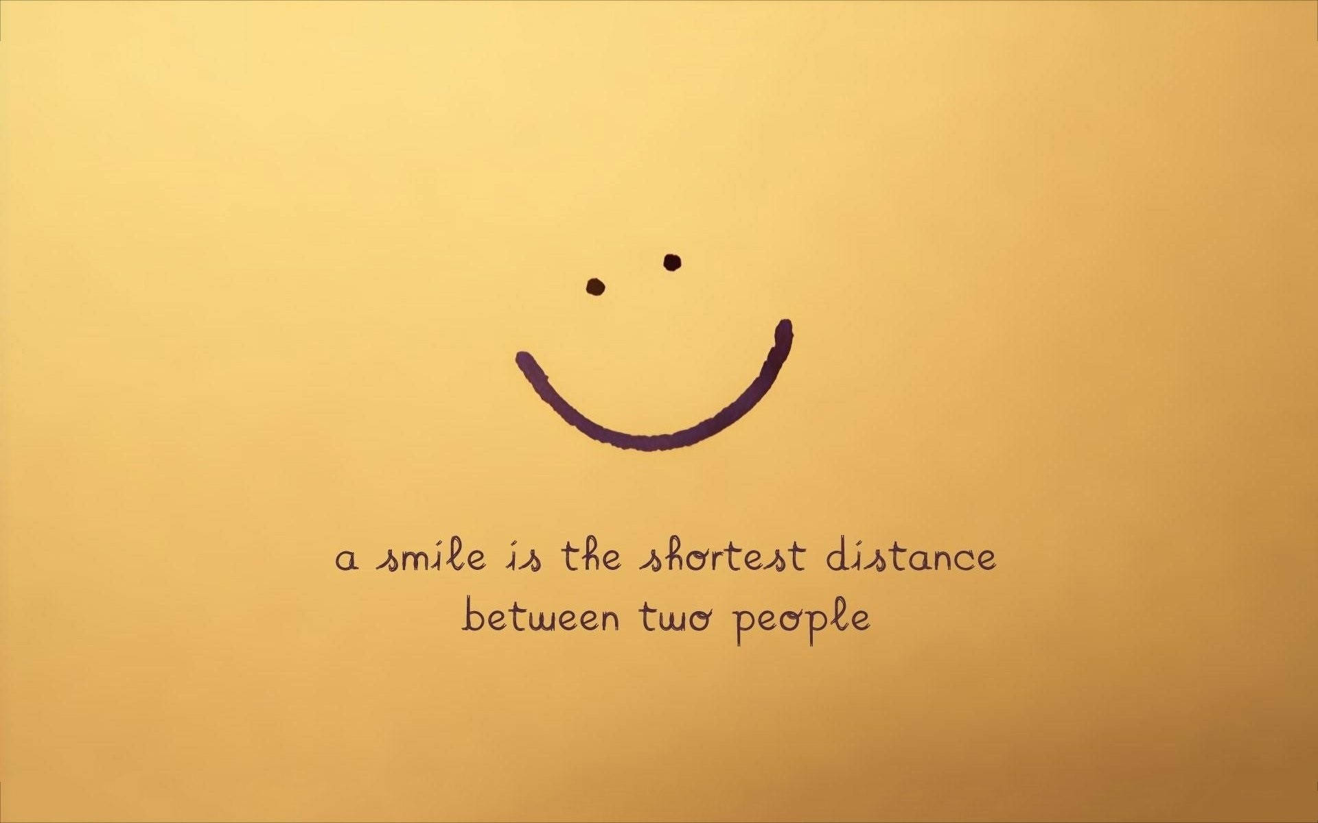 Smile Cute Quote Wallpaper