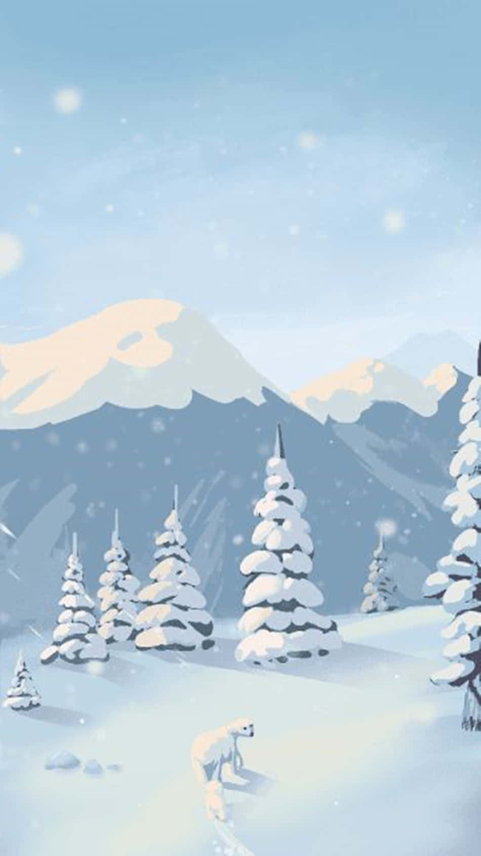 Snow iPhone Wallpaper