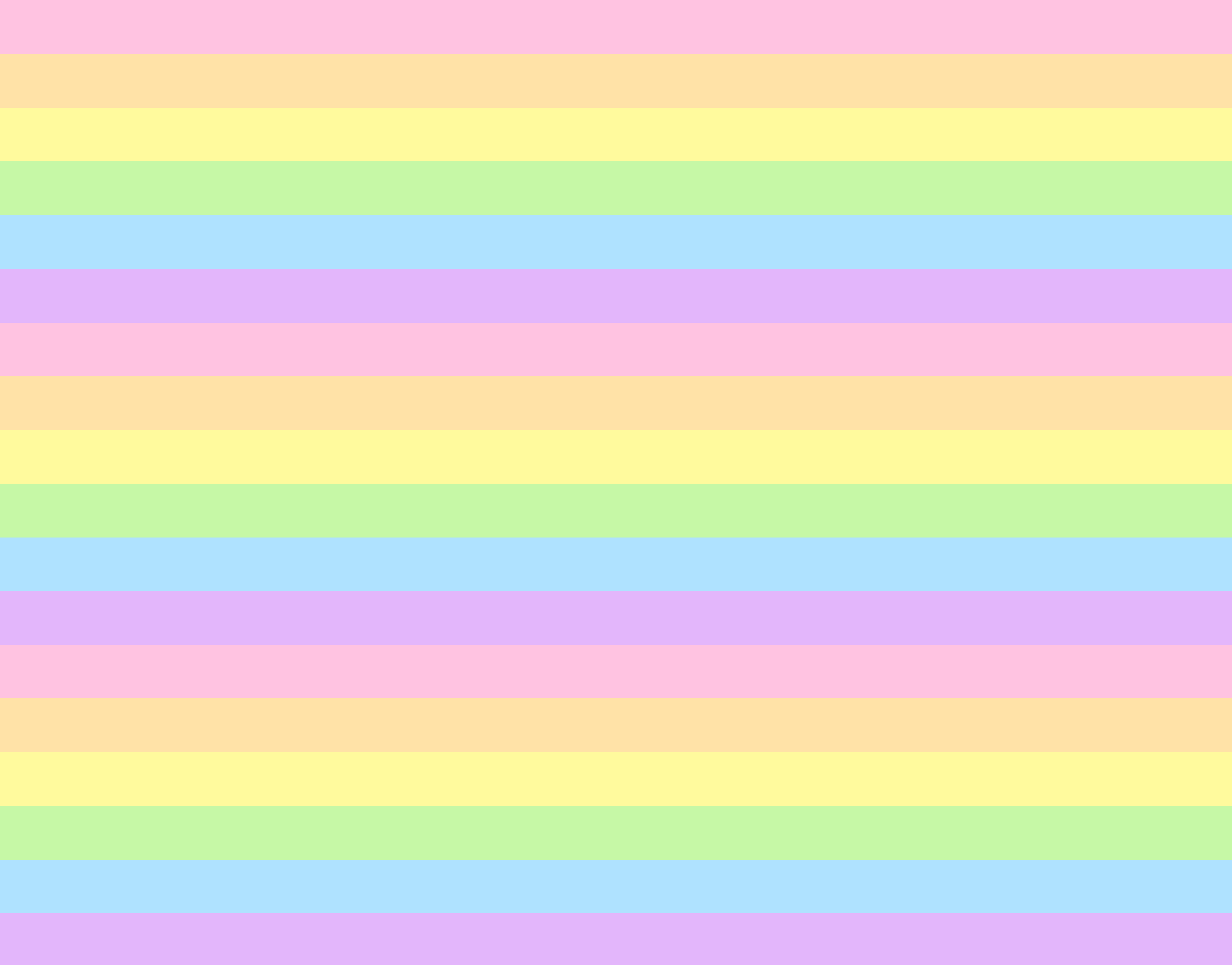 Cute Pastel Rainbow Striped Pattern Clip Art