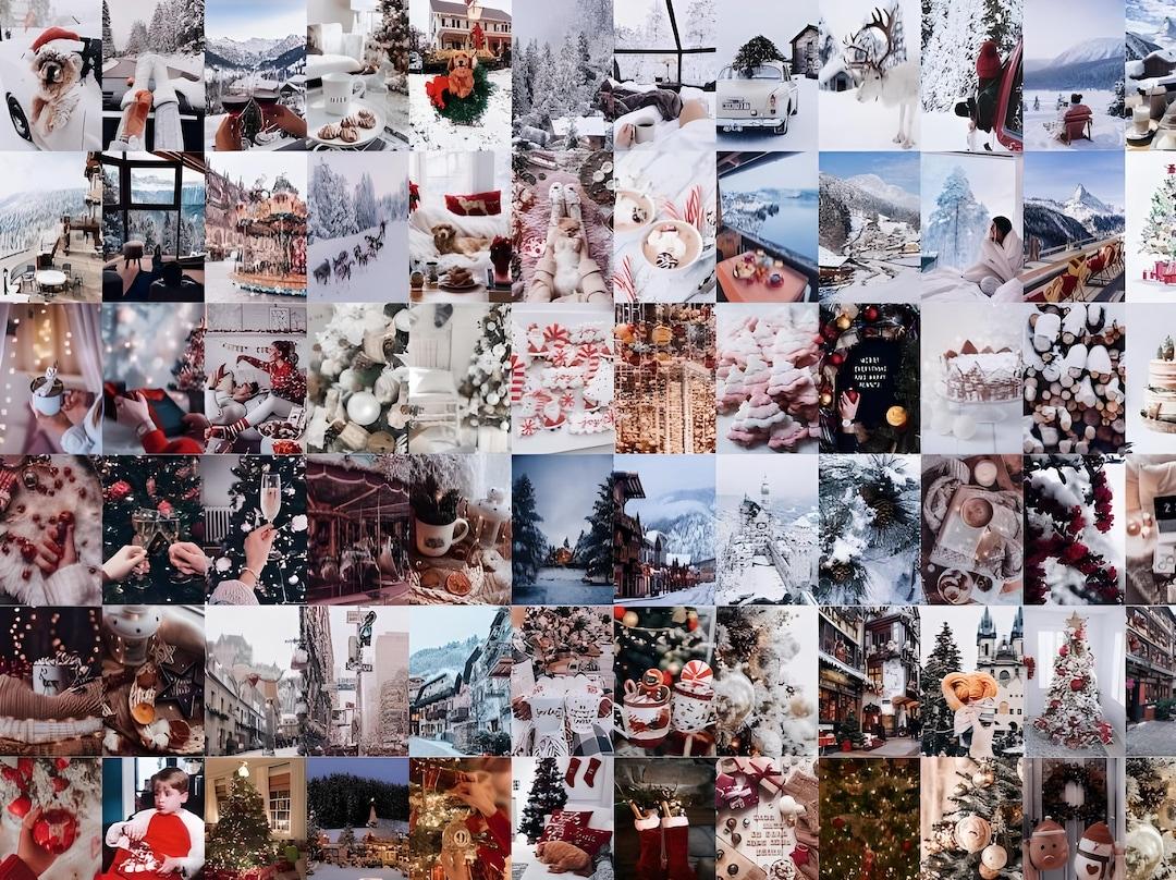 Christmas Wall Prints Decor Collage
