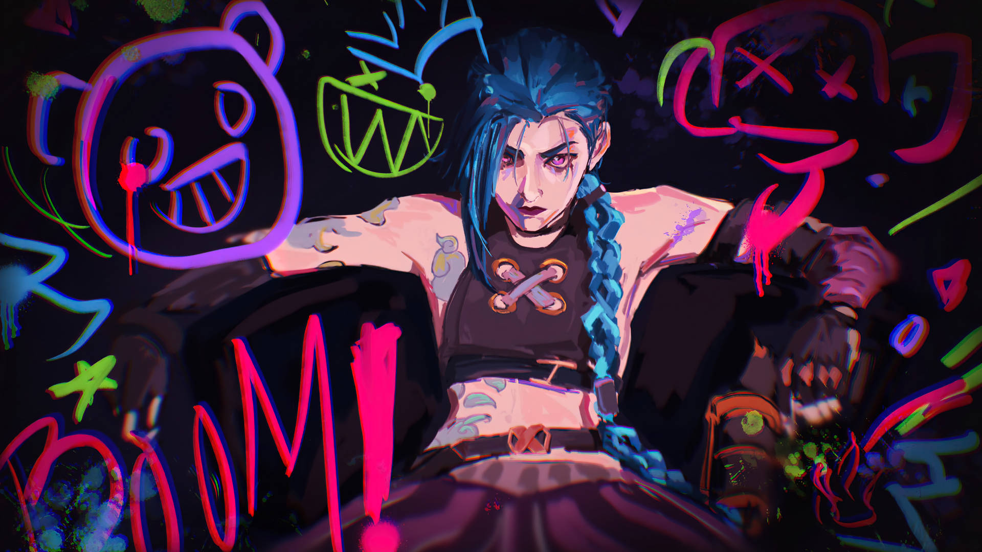 Top Jinx Arcane Wallpaper Full HD 4k To Use