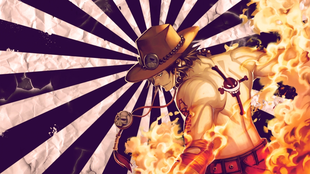 Download 1440x900 One Piece Ace Fire Wallpapers for MacBook Pro
