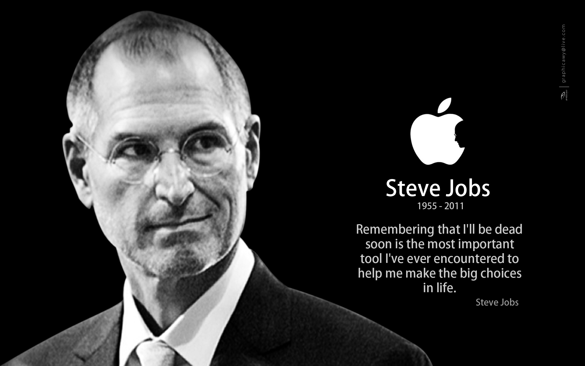 Steve Jobs Wallpaper HD Image