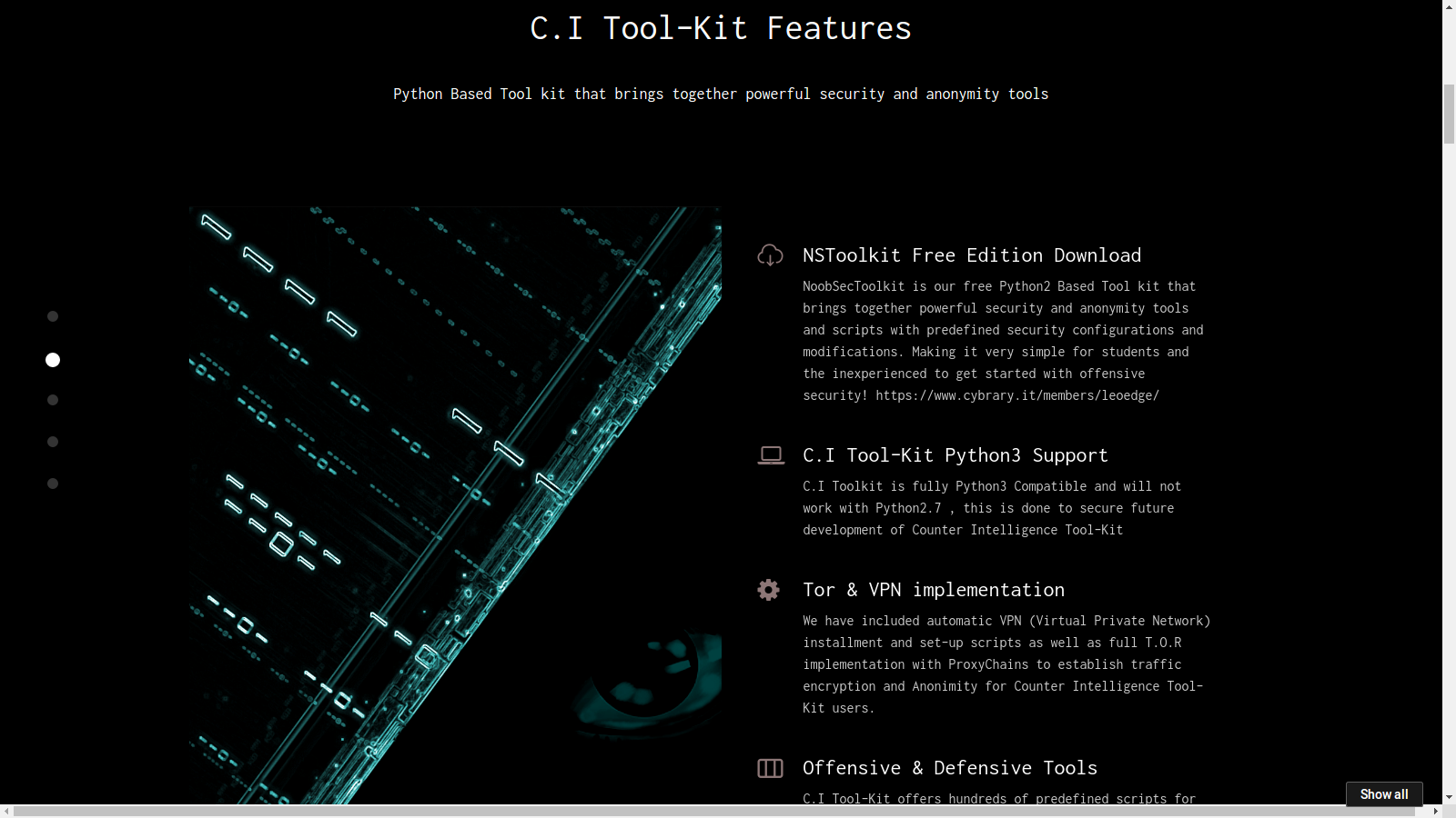 Counter Intelligence Tool Kit Development Nstool Pro