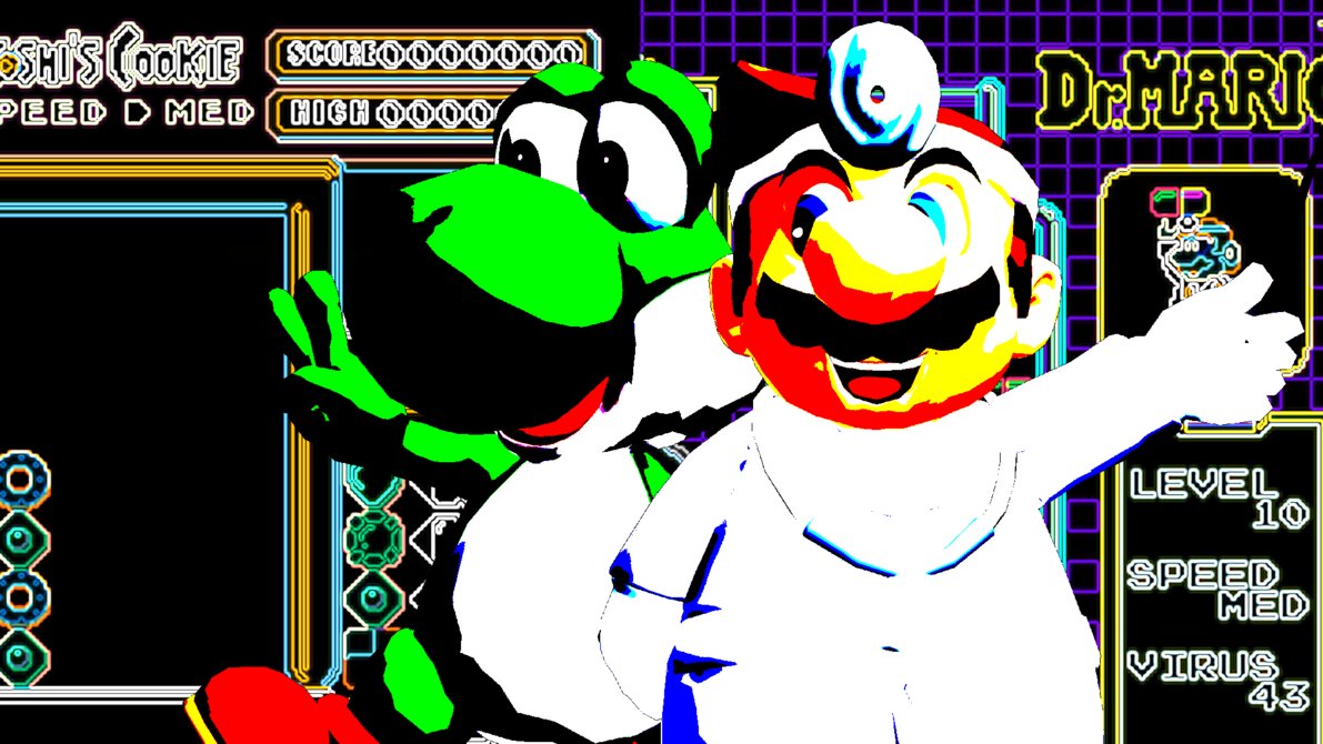 Dr Mario And Yoshi S Cookie Wallpaper By Machriderz