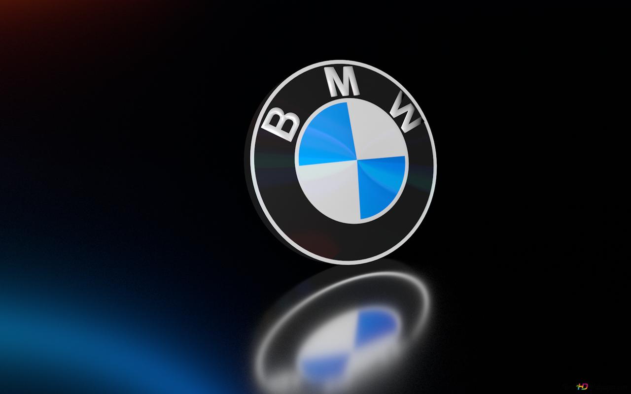 BMW Logo Wallpaper: A sleek, modern take on the iconic BMW roundel against a dark background