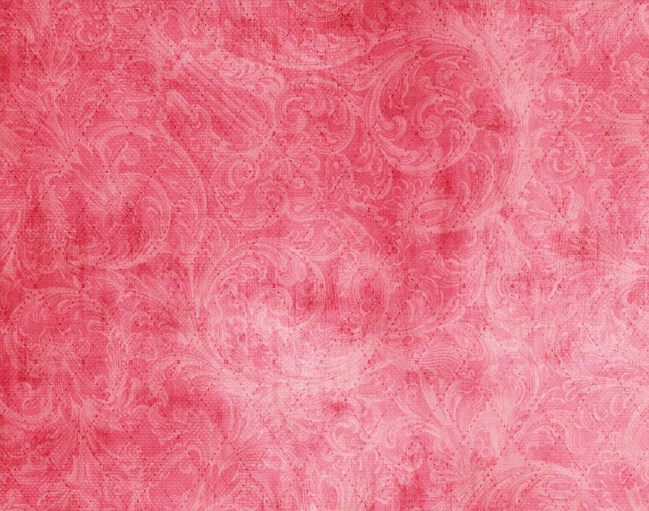 Pink Floral Wallpaper Grasscloth