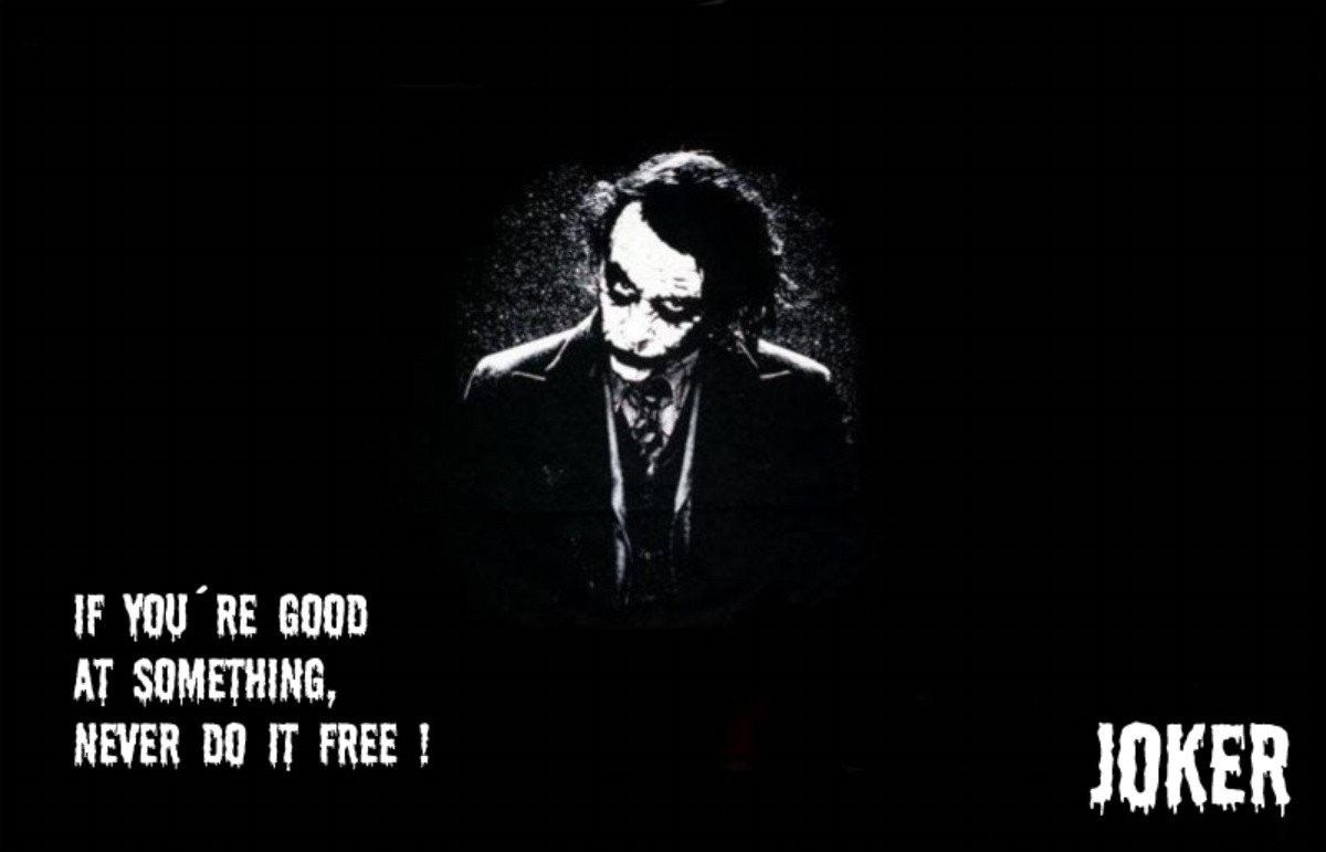 Joker Quotes Hd Wallpaper For Desktop And Ipad