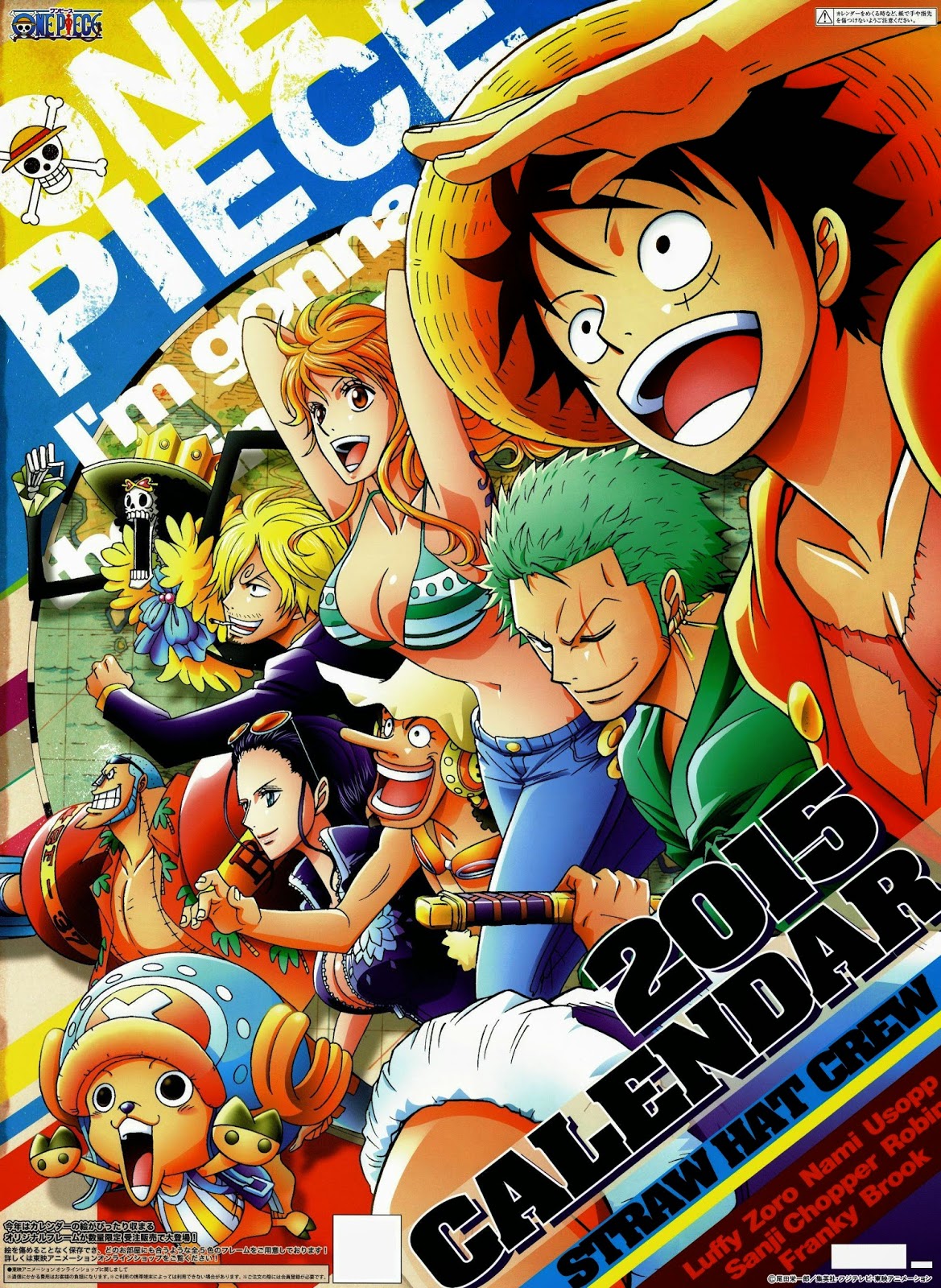 One Piece Calendar 2015 Collection 1169x1600