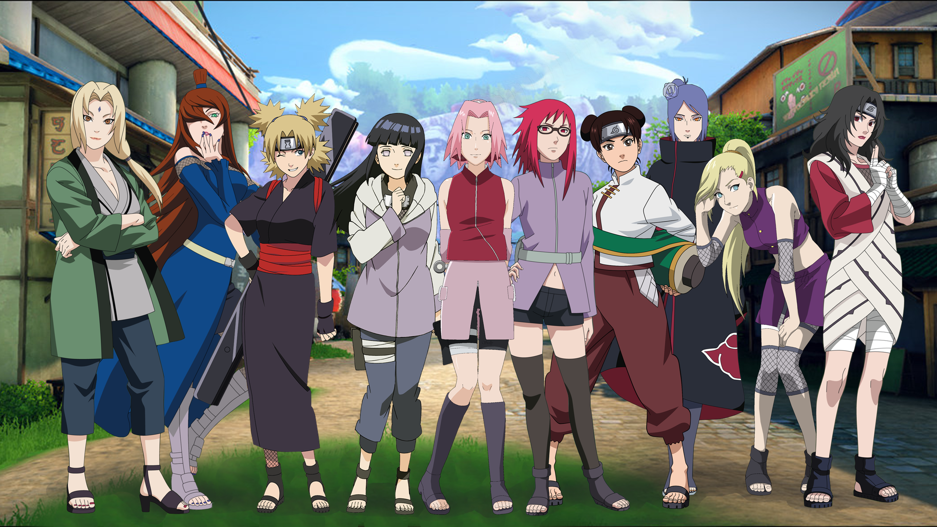 Naruto Shippuden Girl Wallpaper Anime Girls E