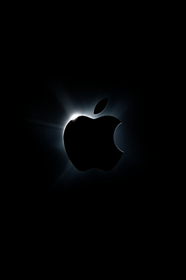 Dark Black Apple iPhone 4s Wallpaper And Background