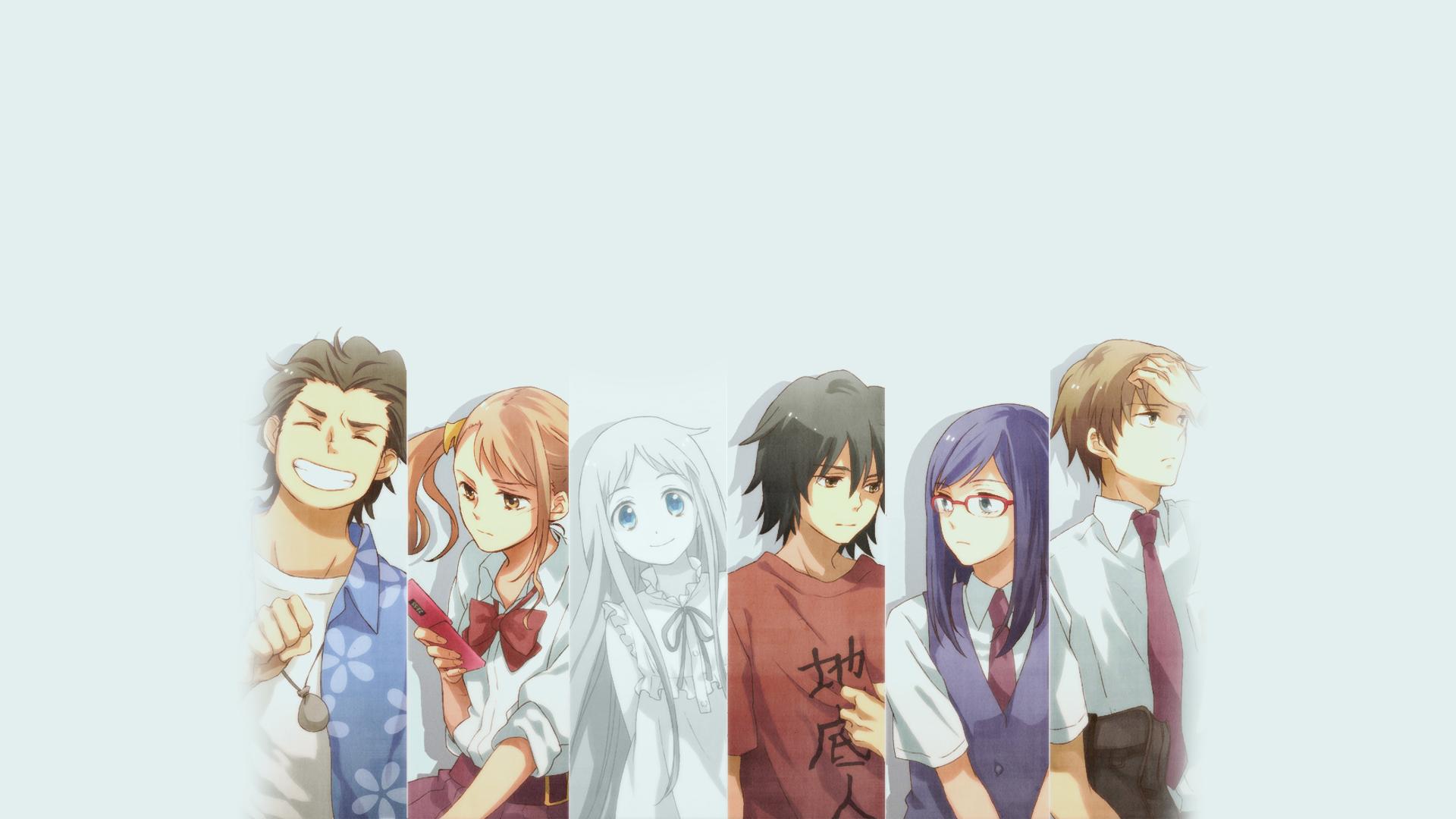Made A Desktop Background For Anohana Or Rather I Edited One
