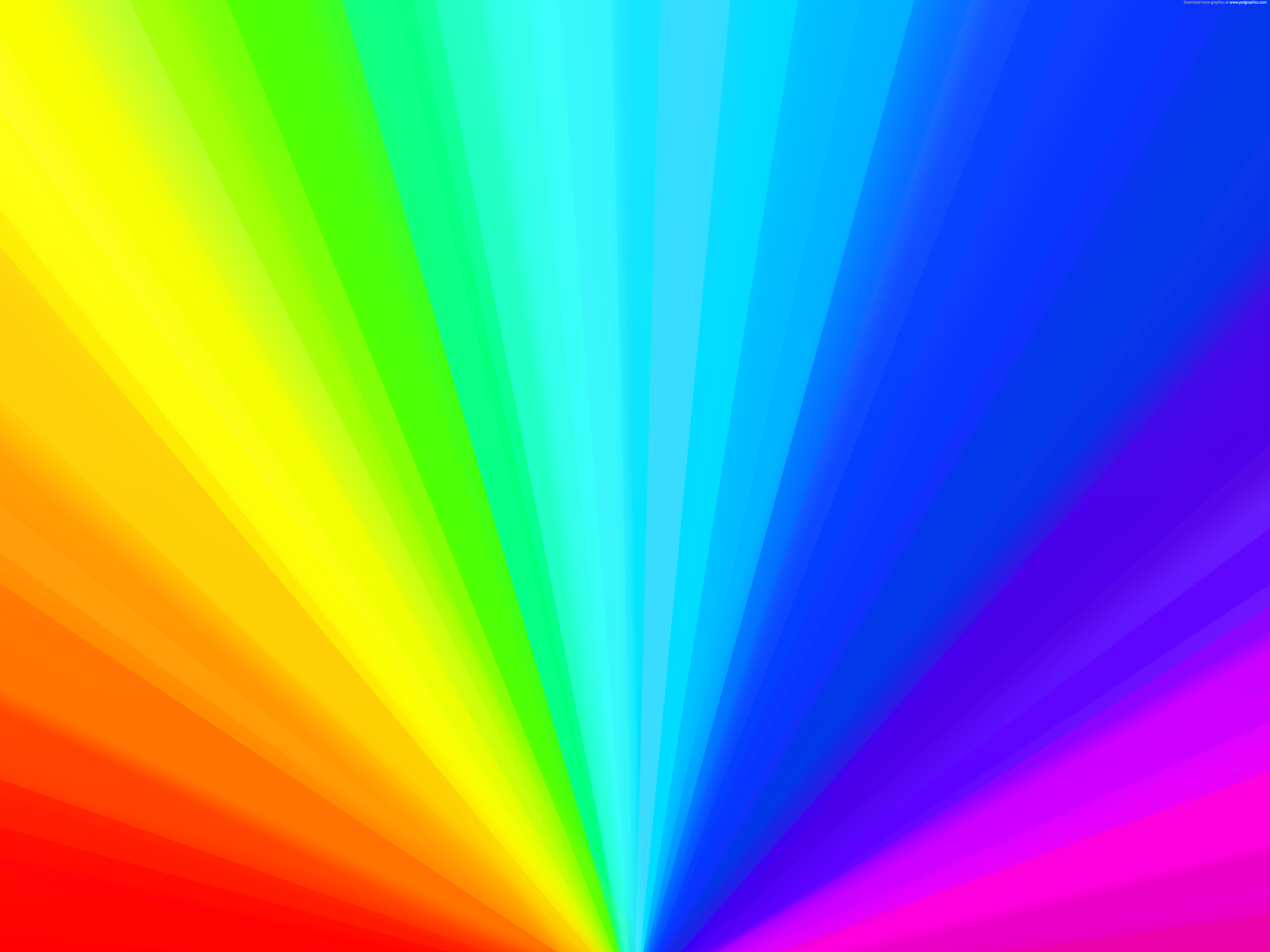 Rainbow wheel background PSDGraphics