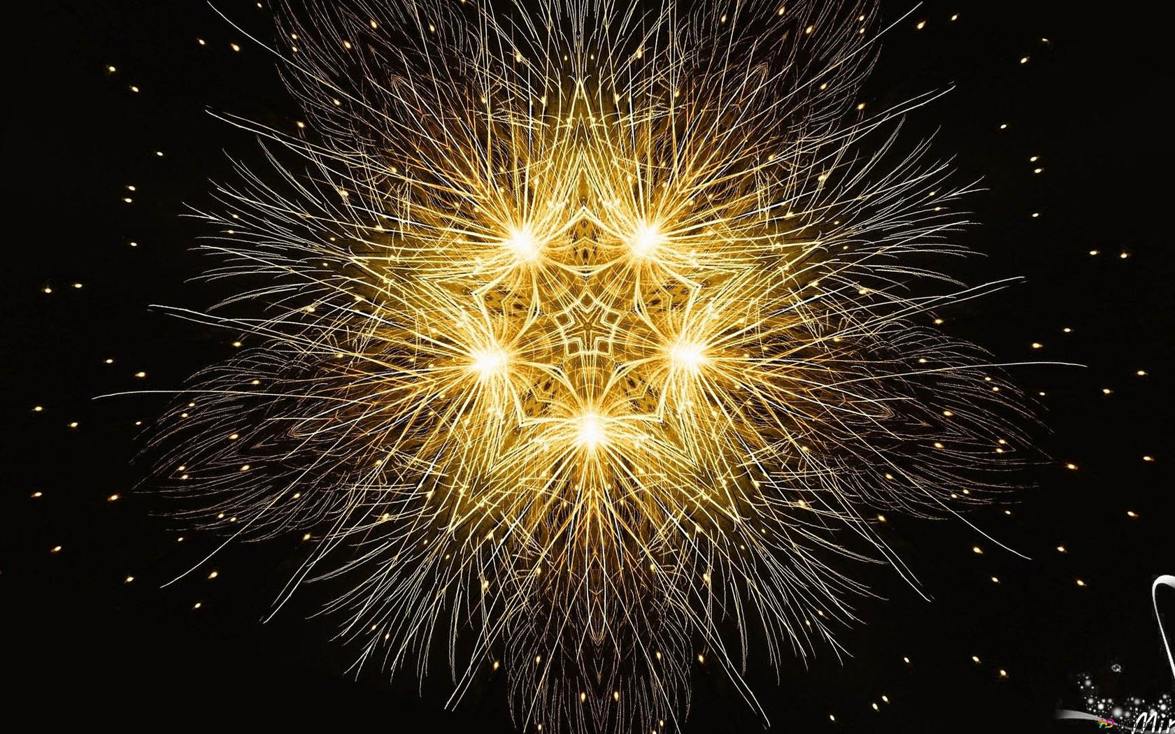Gold Star HD Wallpaper