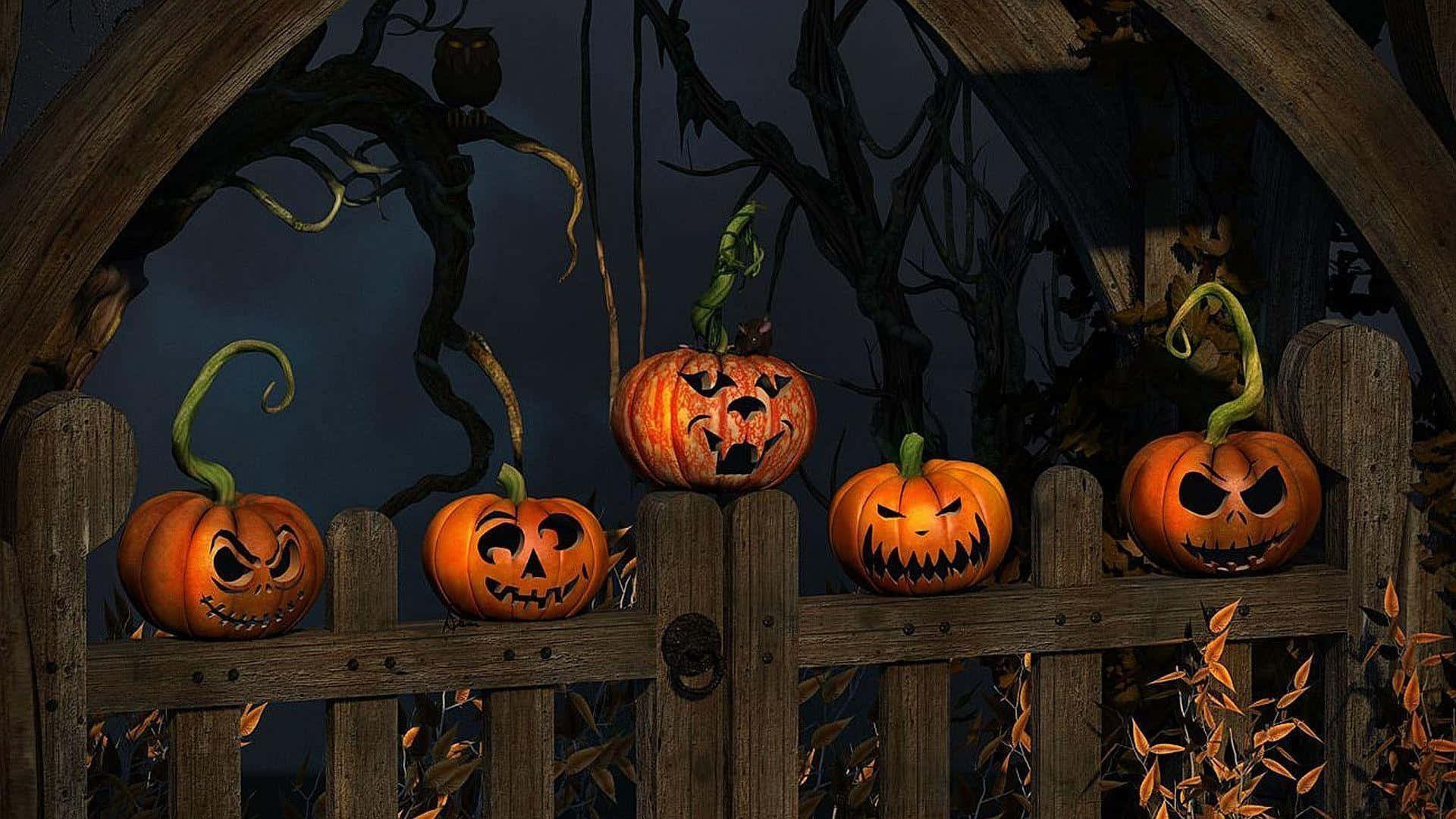 Halloween Teams Background Wallpaper