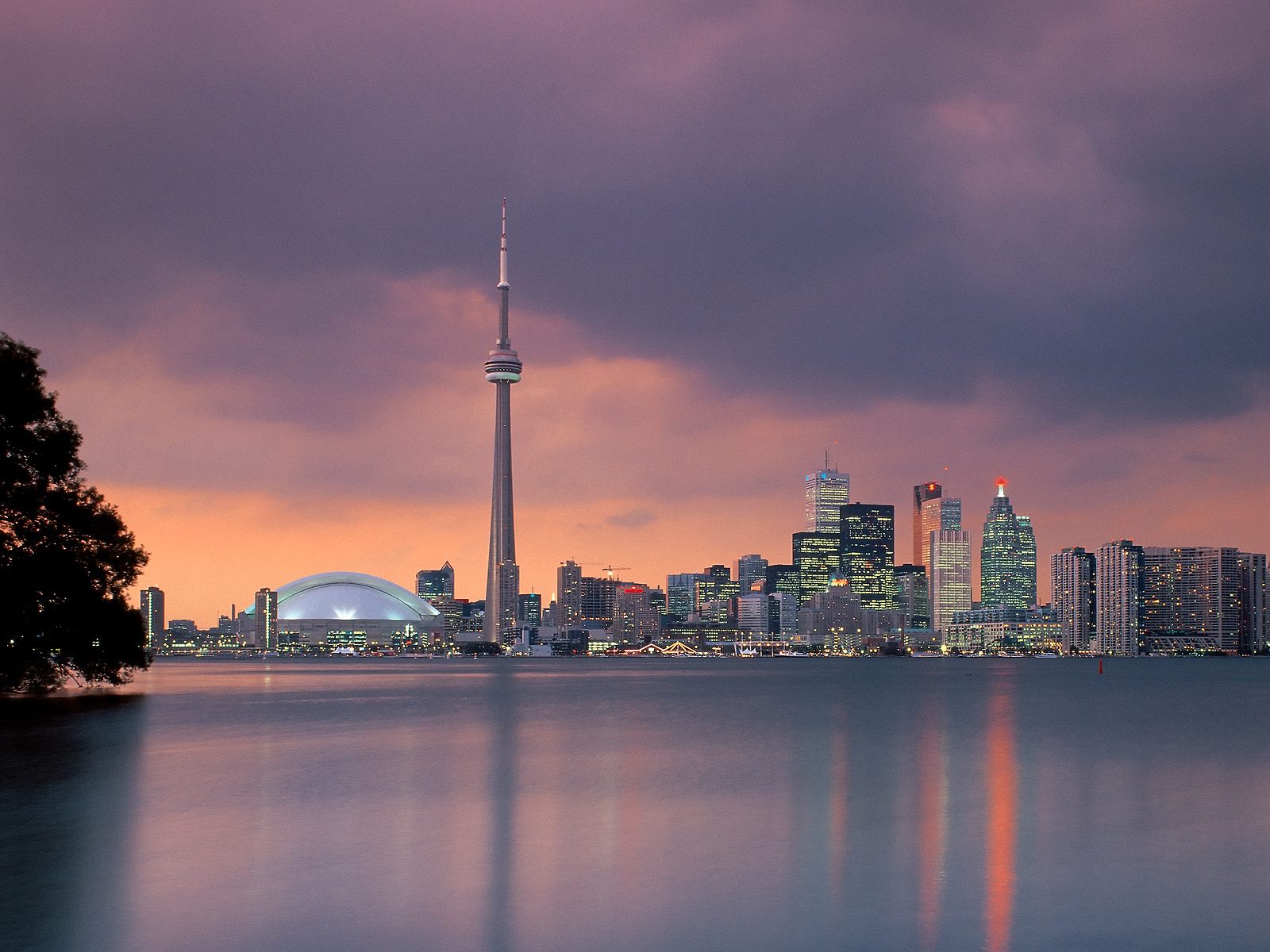 Toronto Skyline Ontario Canada Japan Photography Desktop Wallpaper