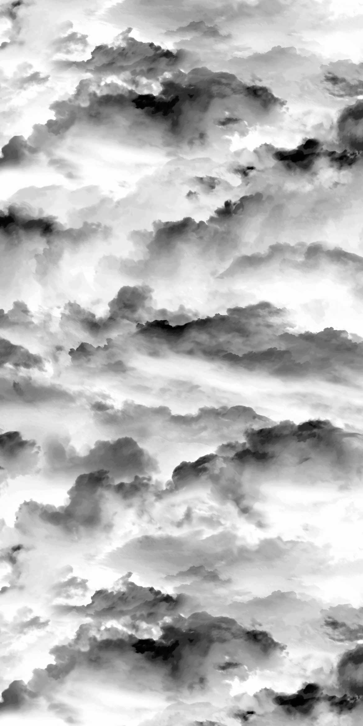 Black White Beautiful Abstract Cloud Wallpaper Feathr