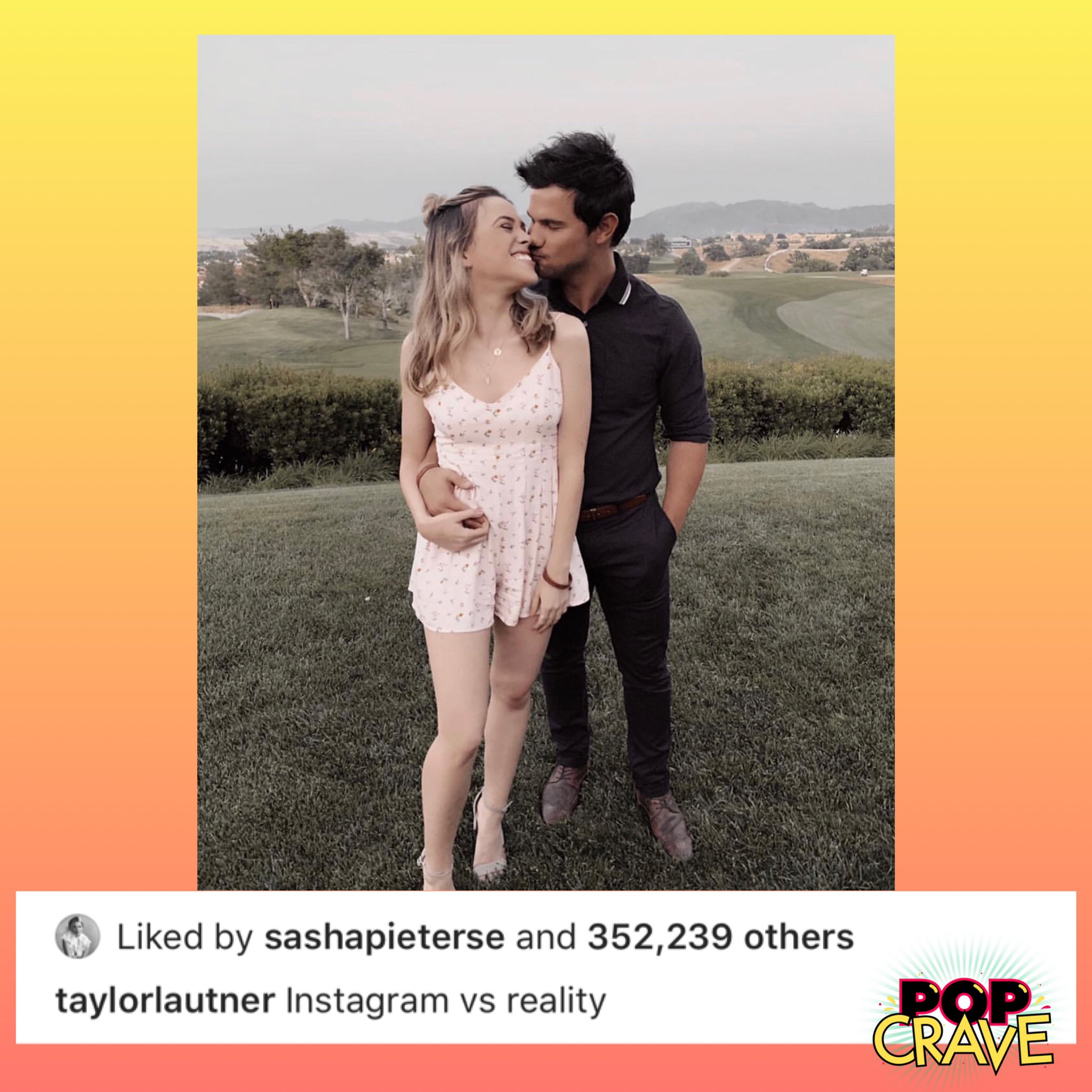 Pop Crave Taylor Lautner Shares Adorable Photos With