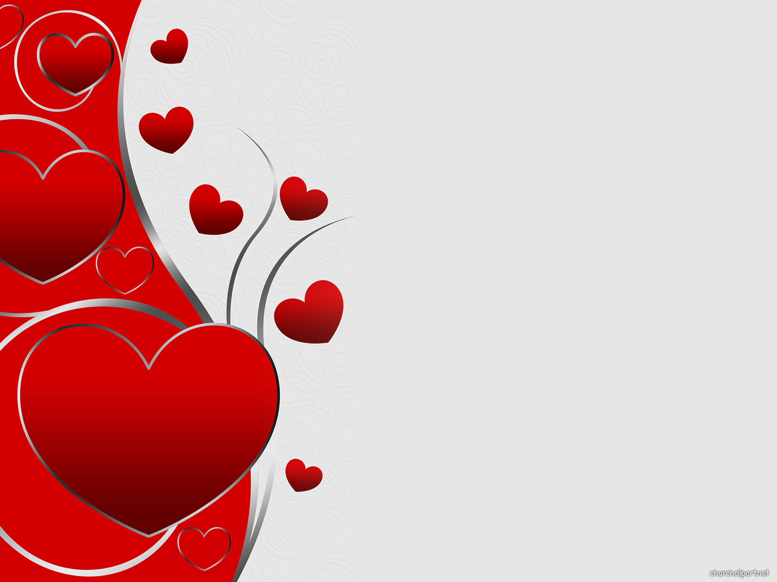 Valentine Heart Background For Powerpoint Church Clipart