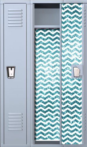 Dust Sapphire School Locker Full Length Wallpaper Set Stick It Me