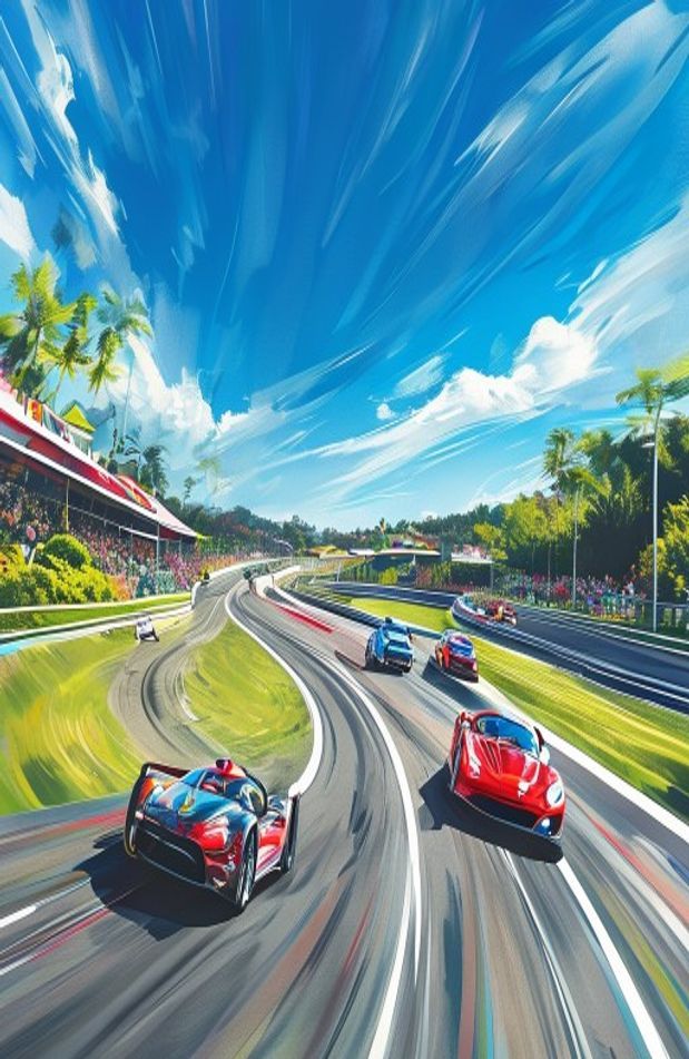 Race Track Wallpaper