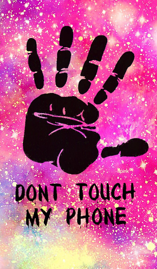 Cute Girly Dont Touch My Phone  wengerluggagesave HD phone wallpaper   Pxfuel