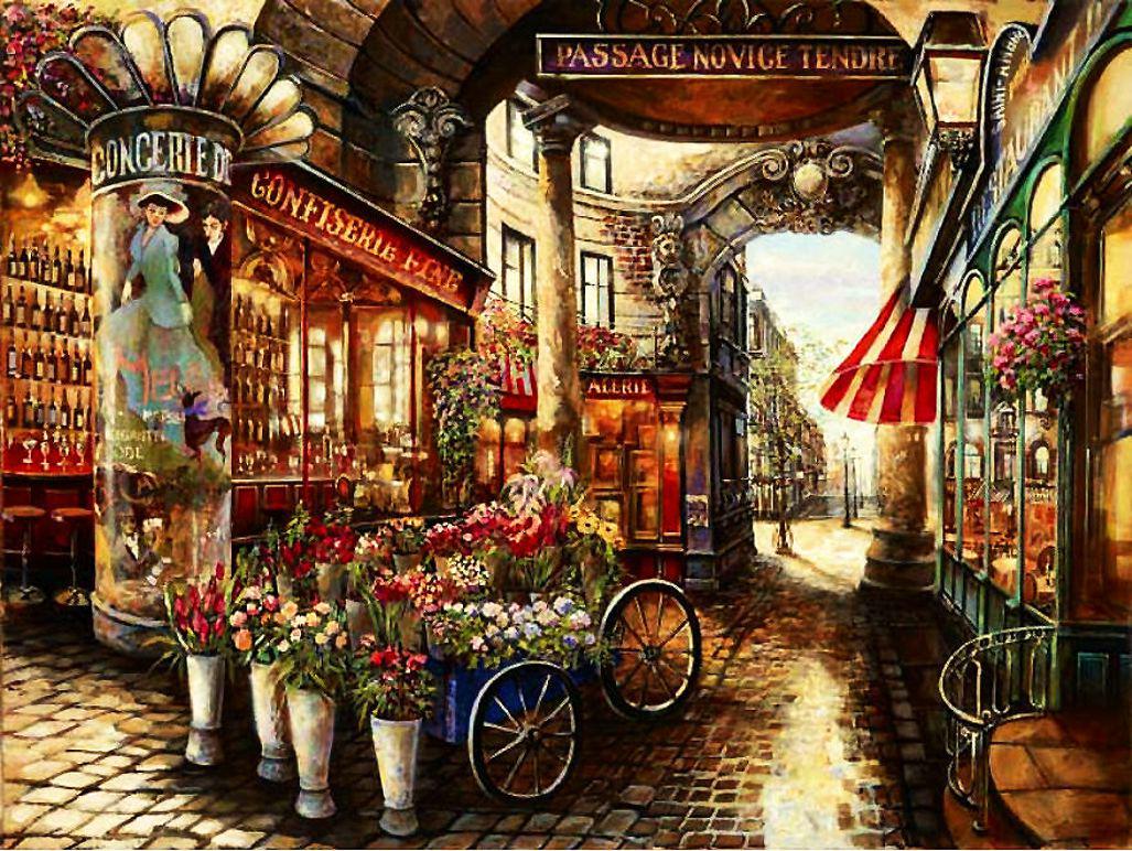 Evening paris street cafe france HD wallpaper  Peakpx