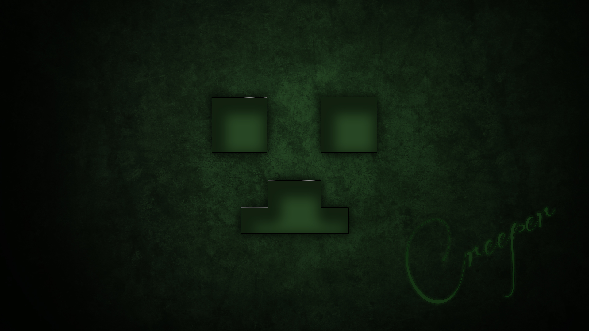 Creeper Face Wallpaper For Minecon By Xatlox