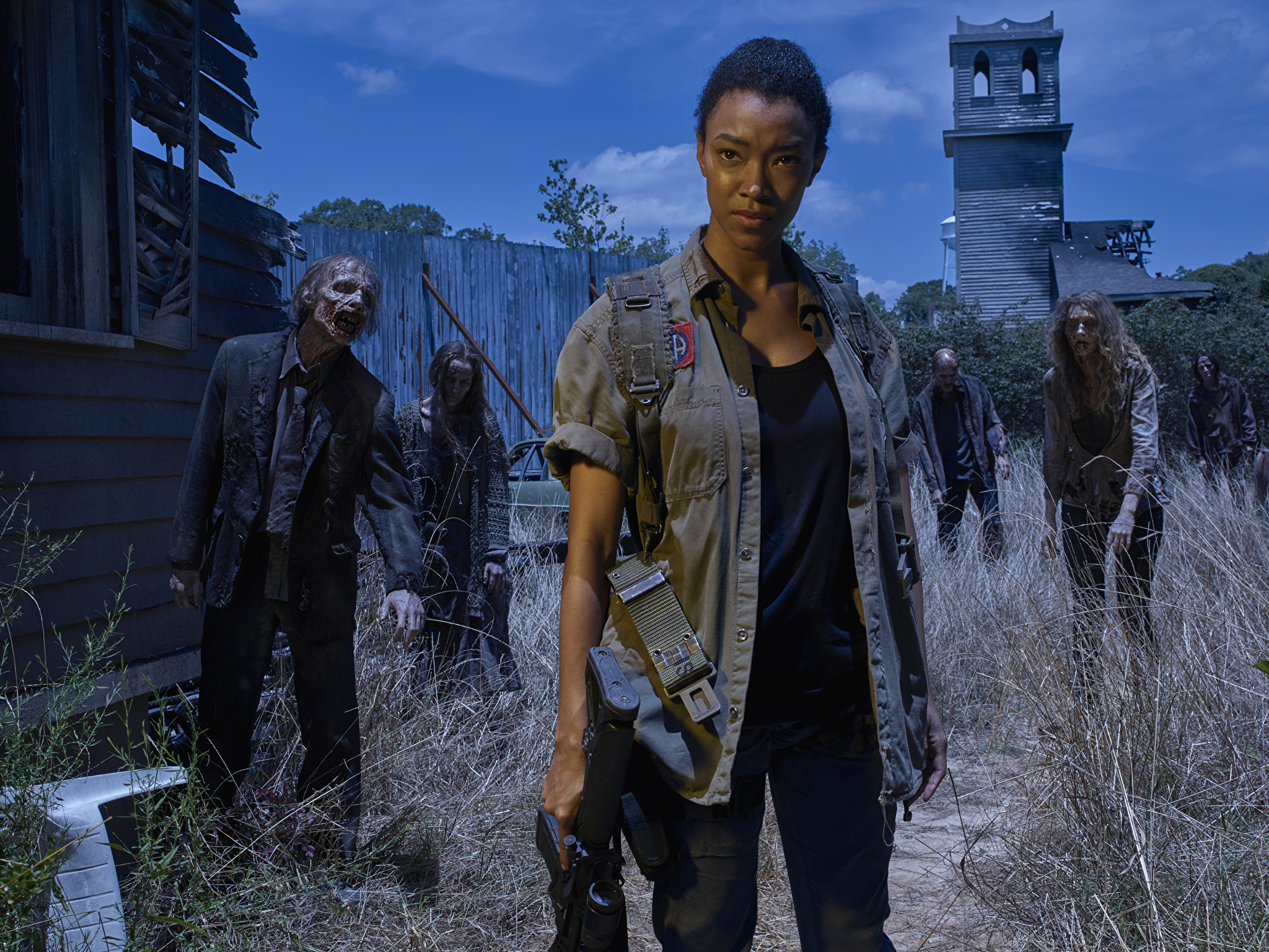 Image The Walking Dead Tv Zombie Sasha Sonequa Martin