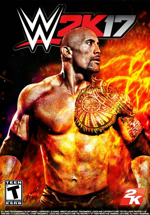 Wwe 2k17 Game Cover By Sidcena555